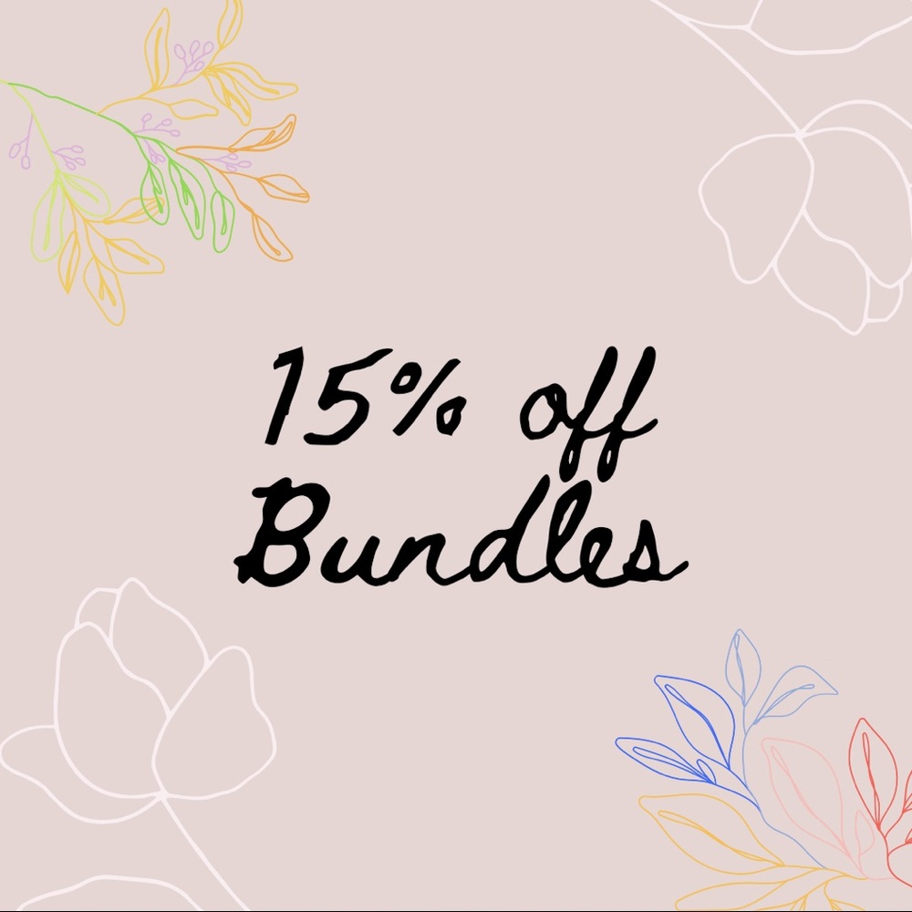 Bundles of 2 or more✨